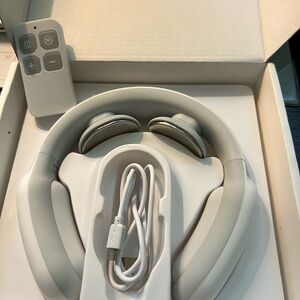 Wireless Gray Nexk Massager with Remote